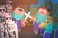 Exército de Nubik VS Herobrin: Minecraft