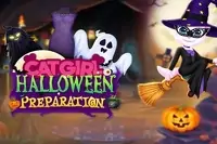 Preparação para o Halloween da Talking Angela